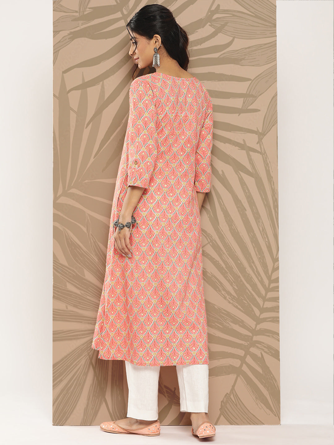 Ethnic Motifs Printed Kurta-Yufta Store-1272KURPCS