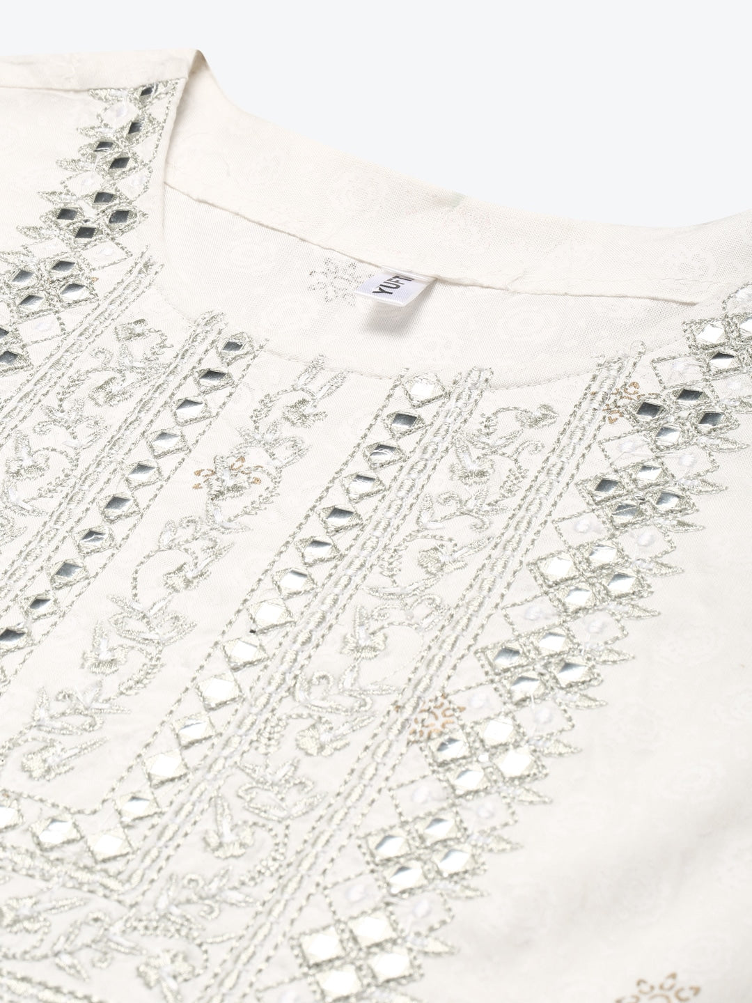 White Embroidered Dress