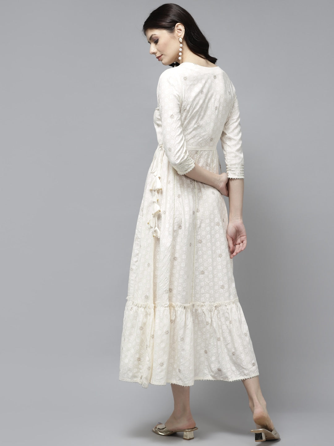 White Embroidered Dress