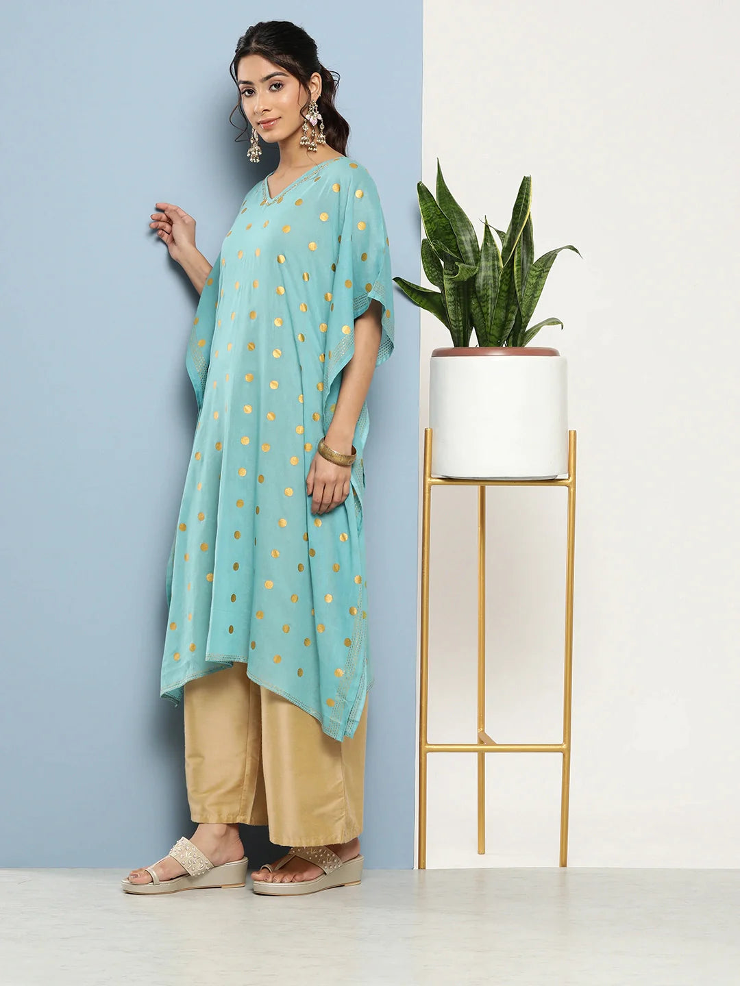 Printed Kaftan Kurta 3