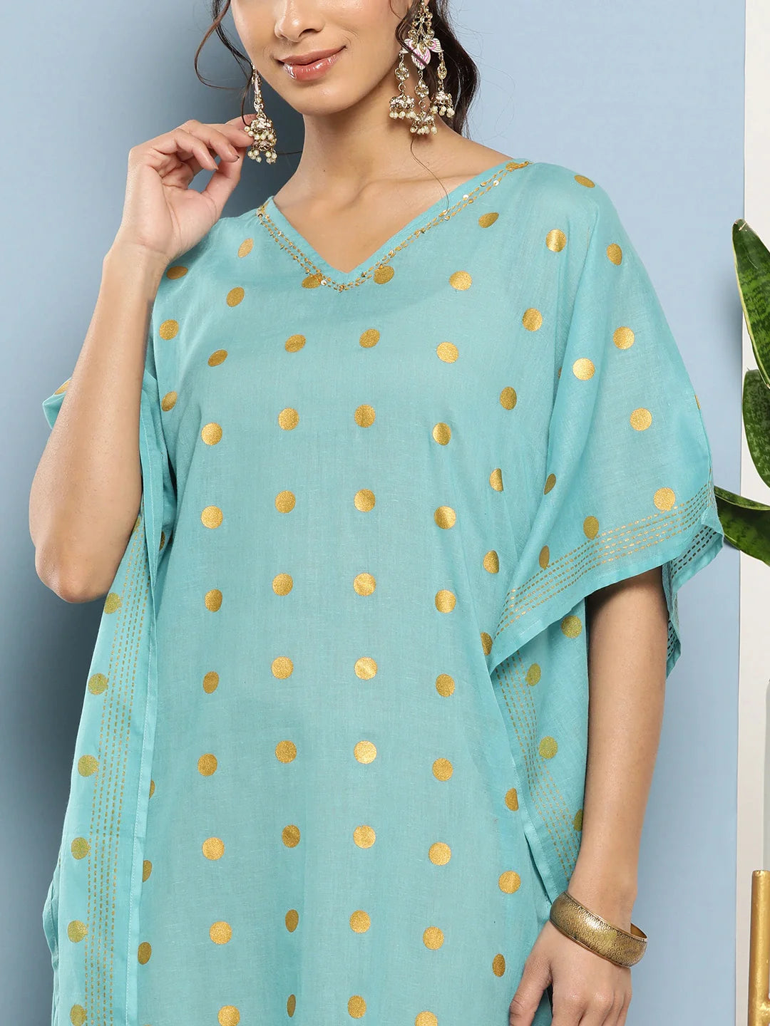 Printed Kaftan Kurta 3