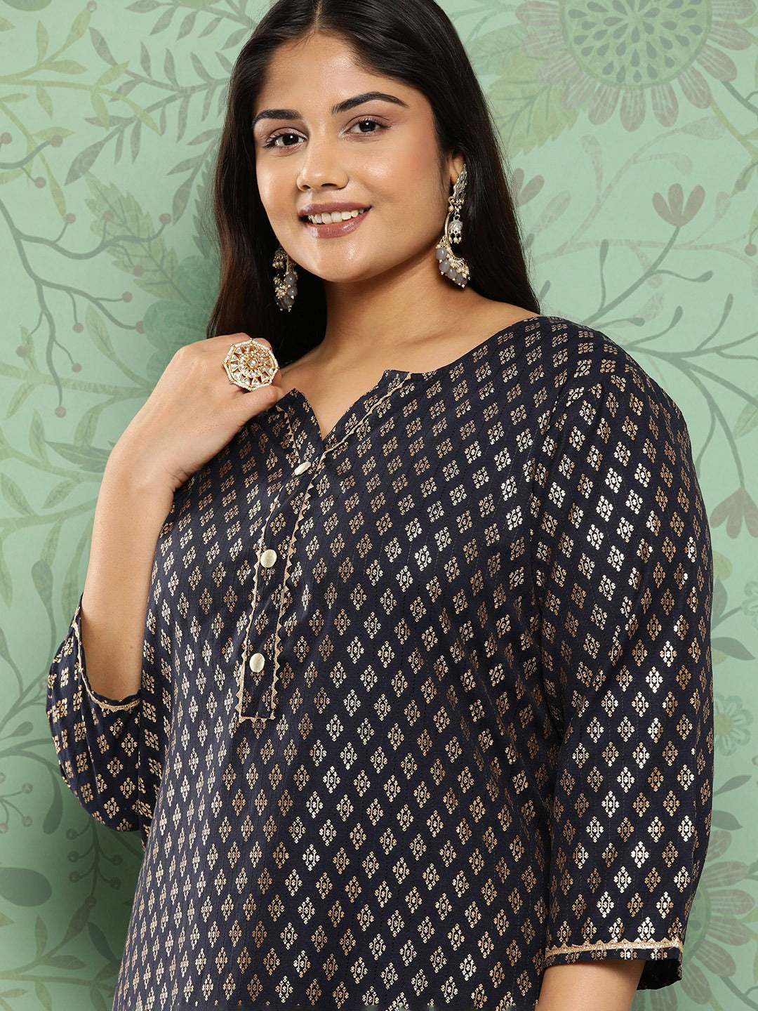 Ethnic Motifs Printed Kurta