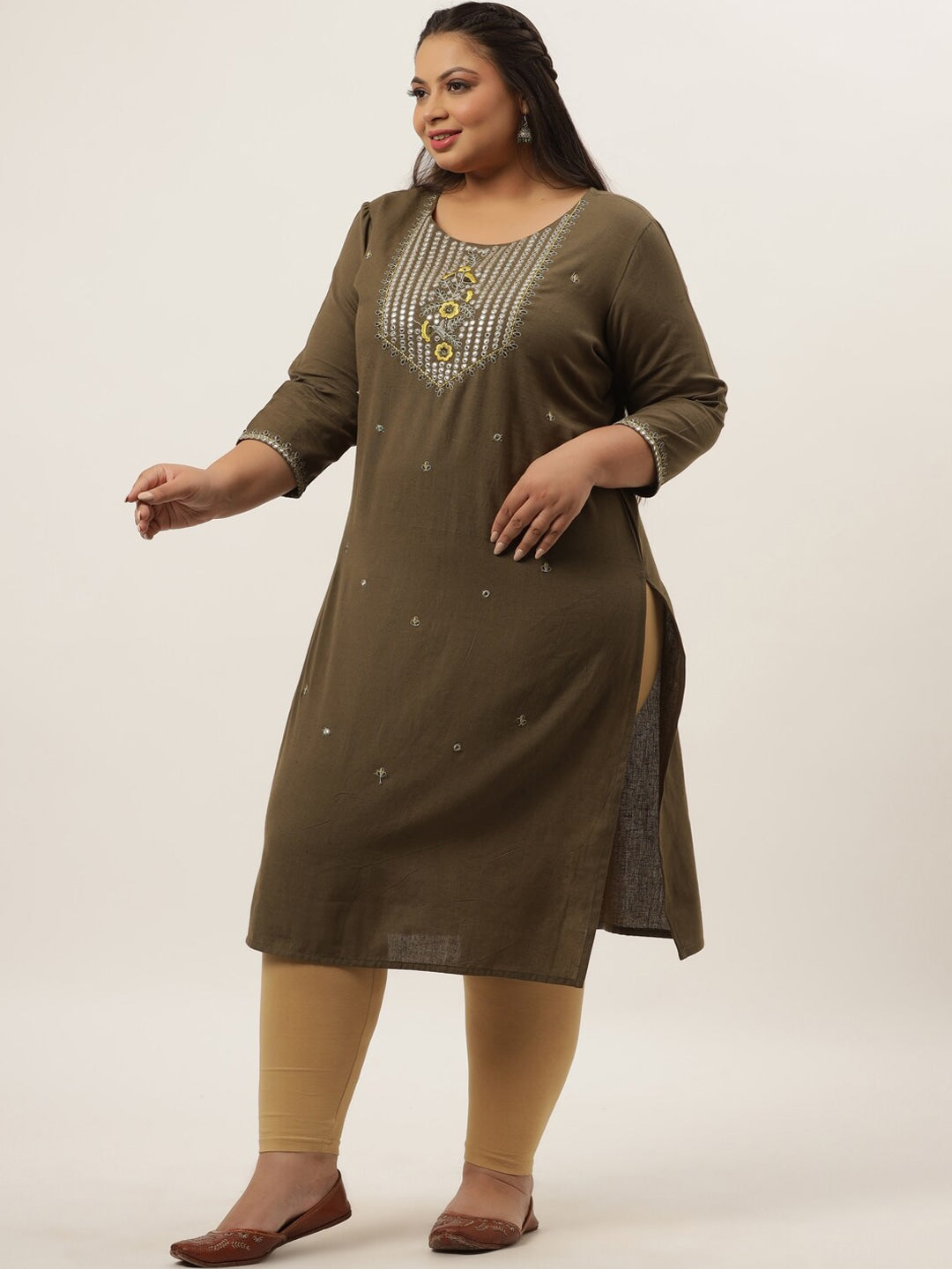 Grey Ethnic Kurta Store